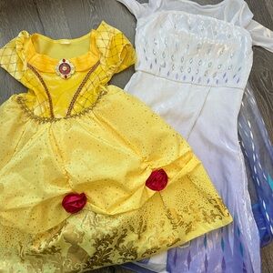 Disney Princess Costume Set belle and Elsa
